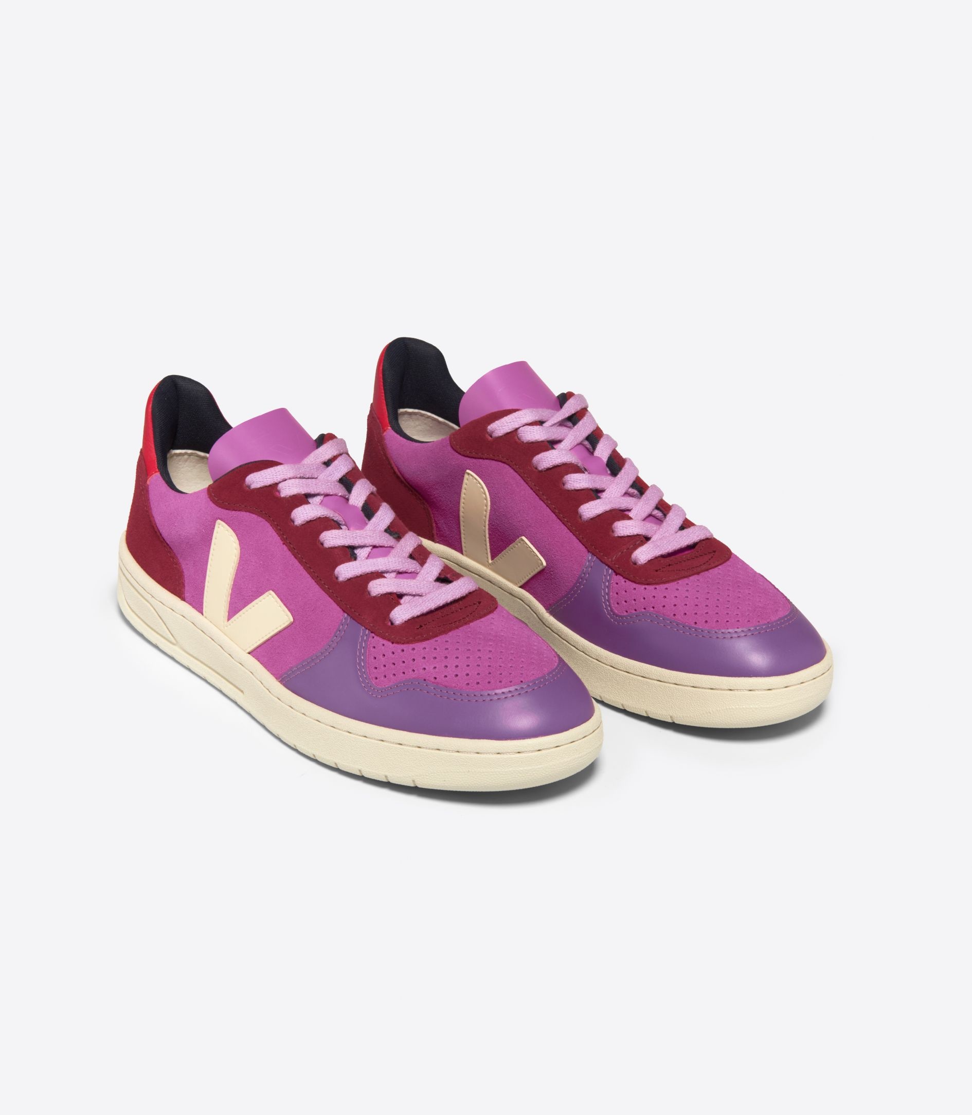 V-10 SUEDE MULTICO ULTRAVIOLET CALCAIRE - 2