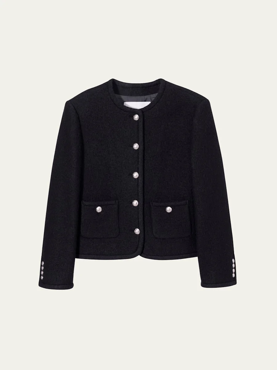 Tailored Tweed Jacket - 1