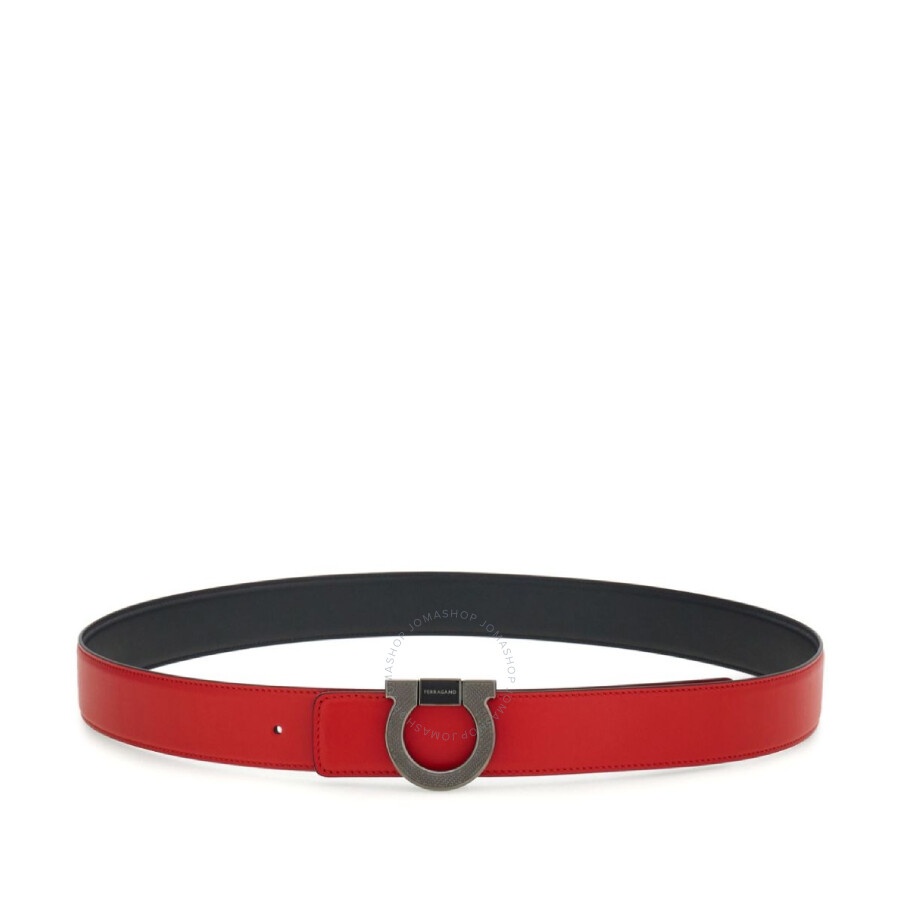 Ferragamo Reversible Gancini Calf Leather Belt - 2