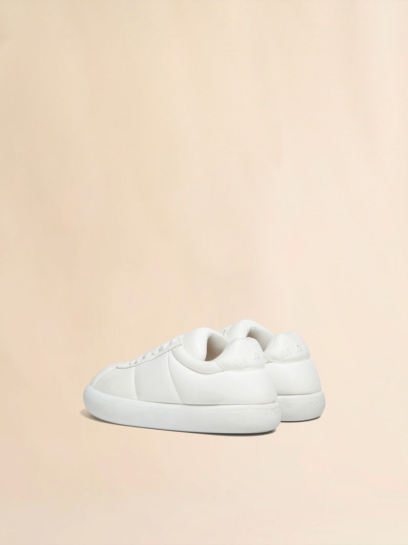 WHITE LEATHER BIGFOOT 2.0 SNEAKER - 3