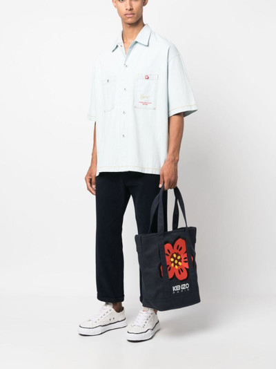KENZO logo-print cotton tote bag outlook