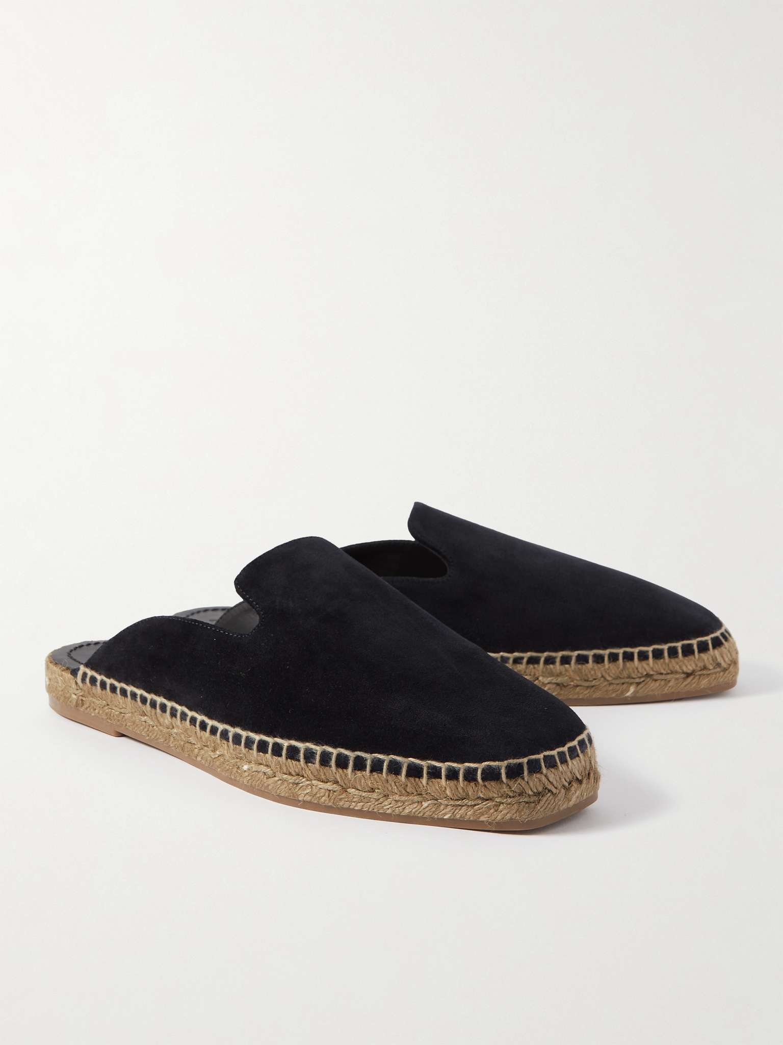 Barnes Suede Backless Espadrilles - 4