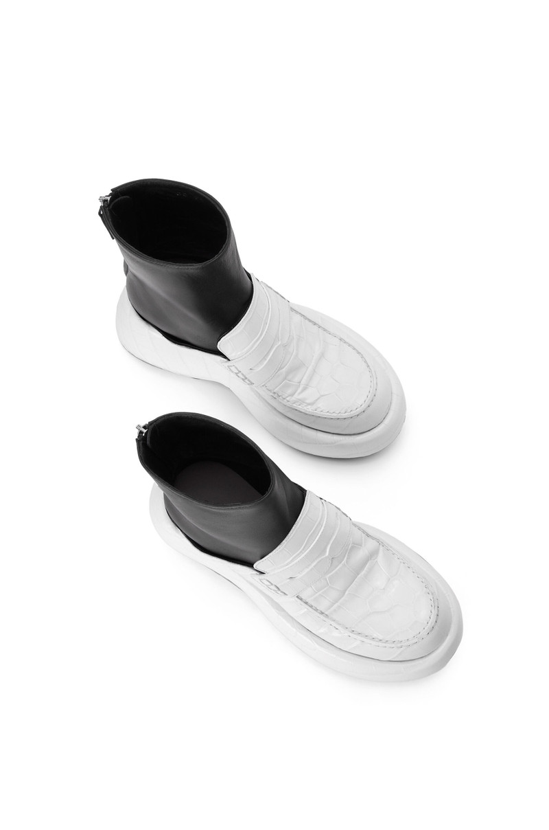 Wedge loafer boot in calfskin 3