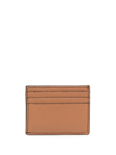 TOM FORD logo-stamp grained-leather cardholder outlook