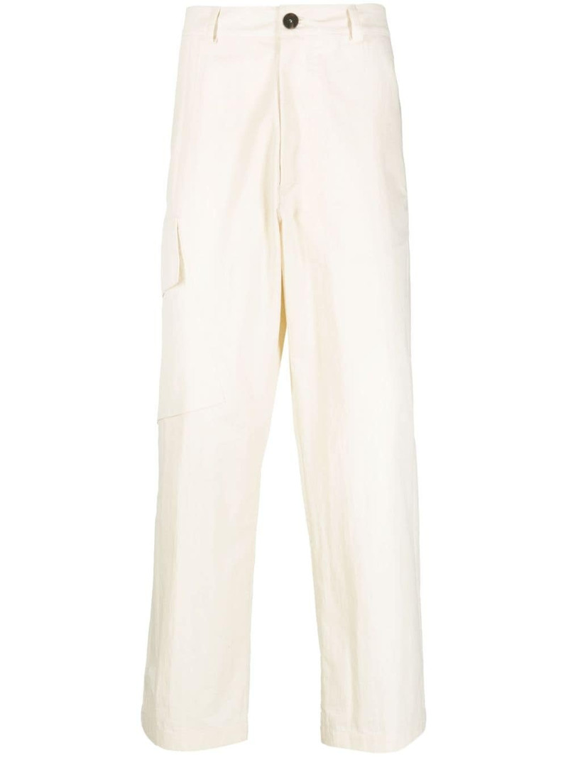 straight-leg cargo trousers 1