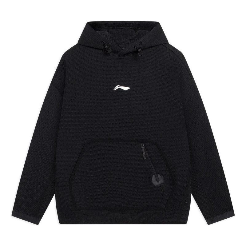Li-Ning Graphic Hoodie 'Black' AWDSB87-2 - 1