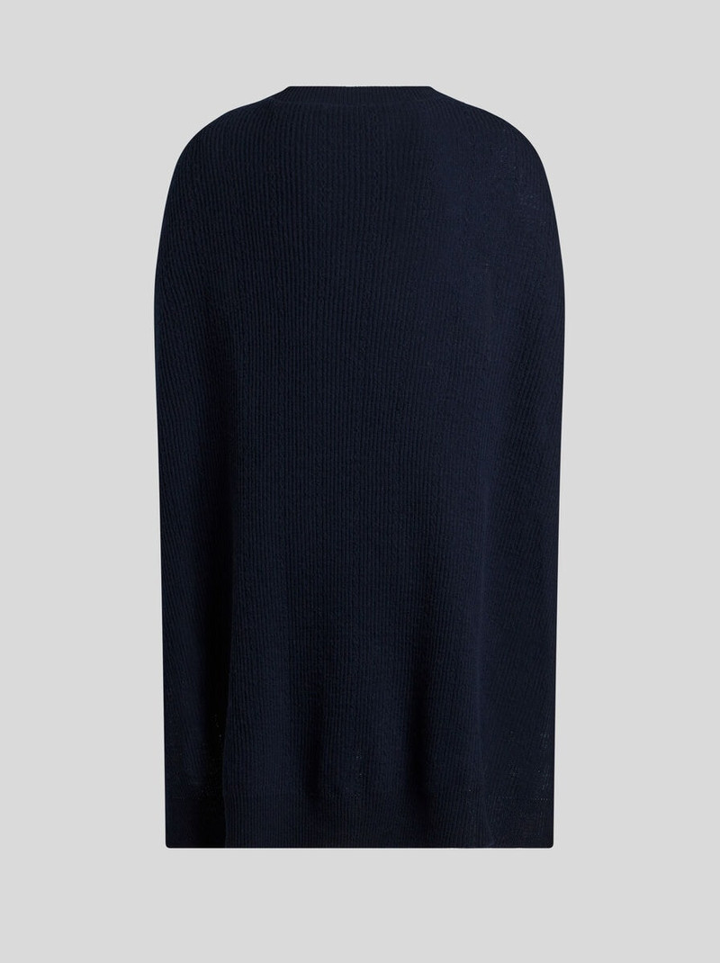 WOOL AND CASHMERE CAPE TOP 6