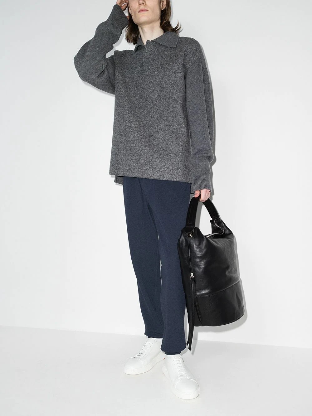 drawstring-waist track pants - 5