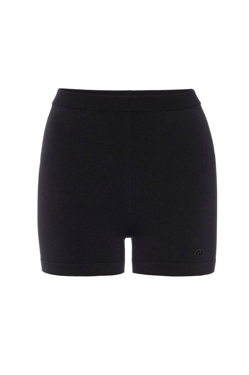 SOFT BOOTY SHORT - BLACK 1