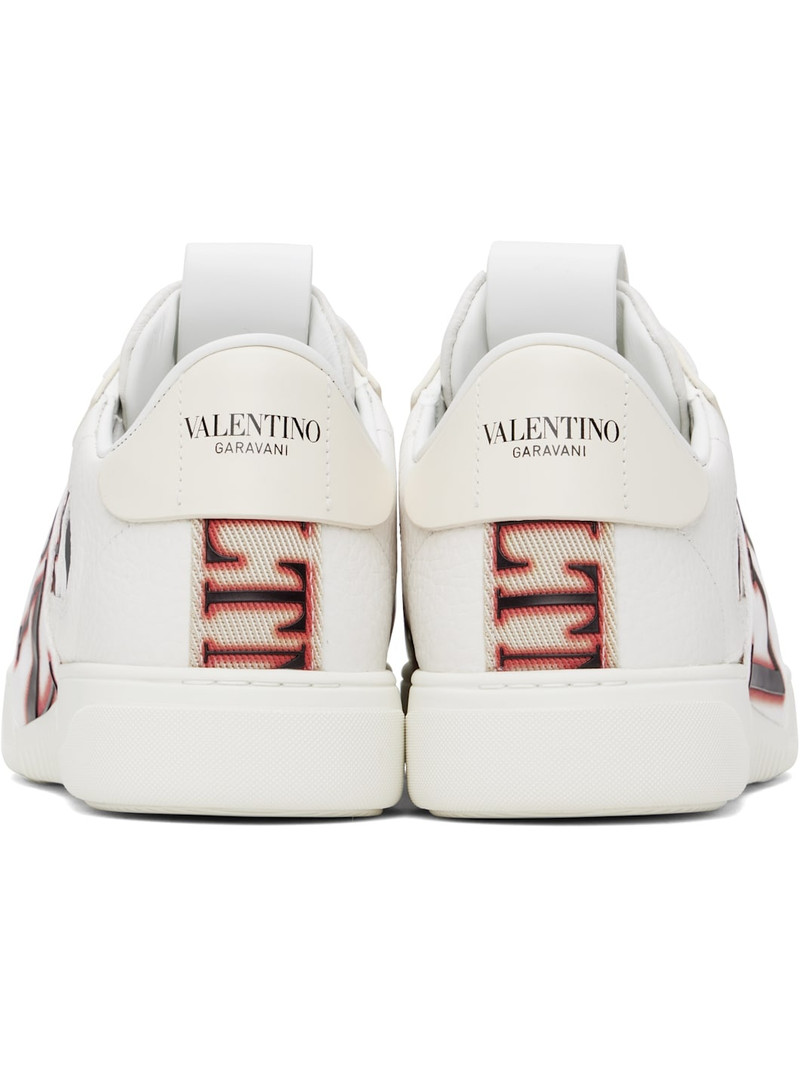 White Low-Top Calfskin VL7N Sneakers 2
