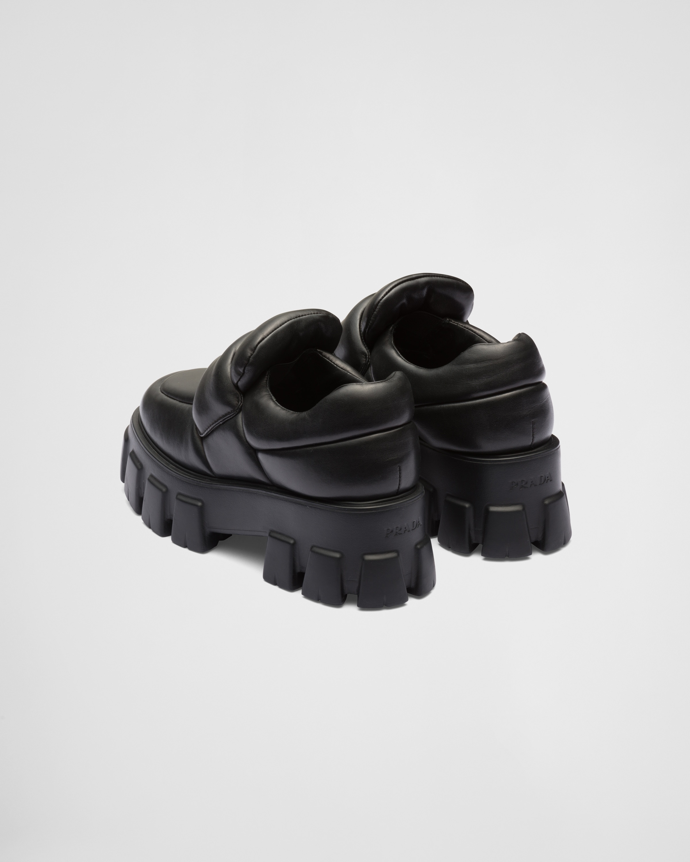 Soft padded nappa leather loafers - 5