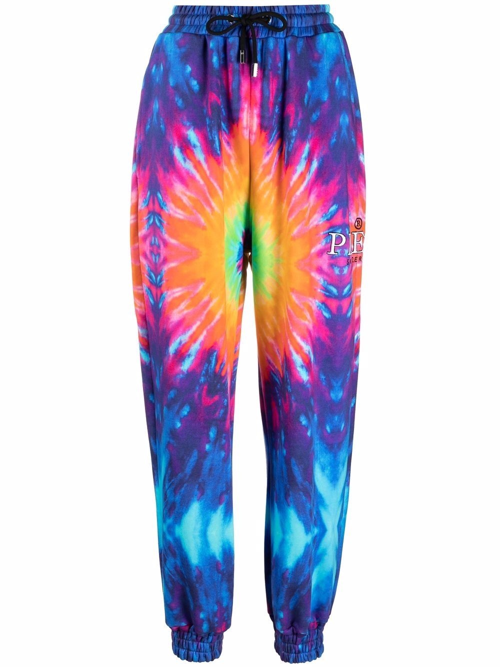 tie-dye tracksuit bottoms - 1