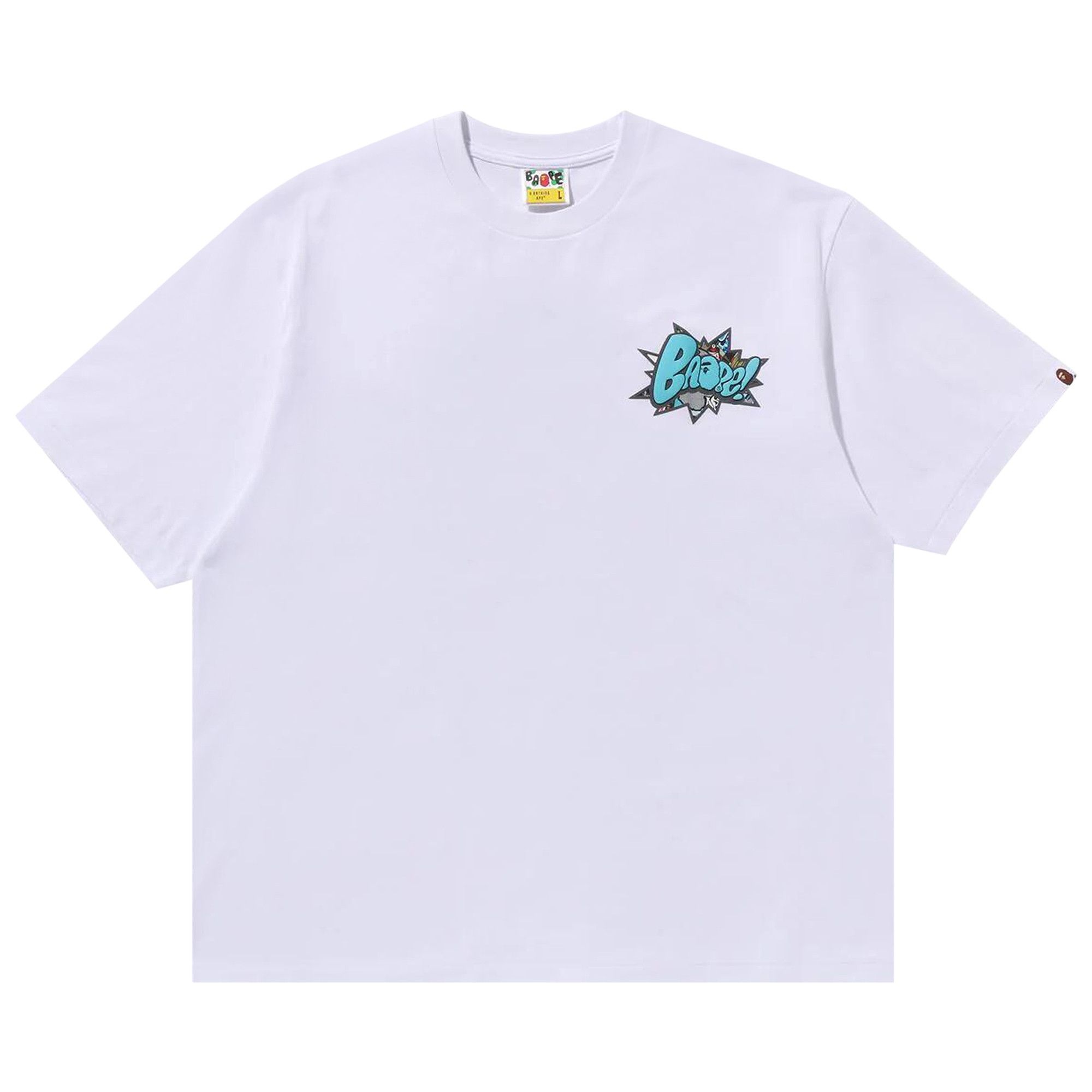 BAPE Graffiti Relaxed Fit Tee 'White' - 1