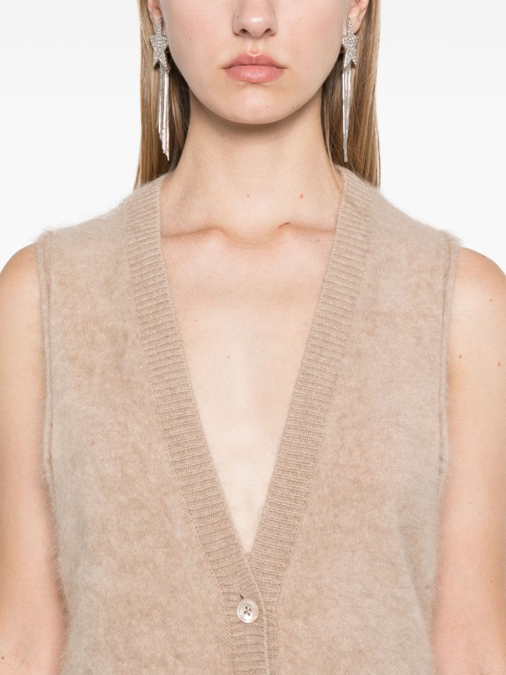 textured cashmere top - 5