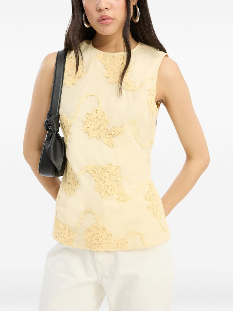 flower sleeveless top 4