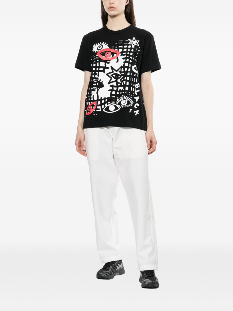 graphic-print round-neck T-shirt 3