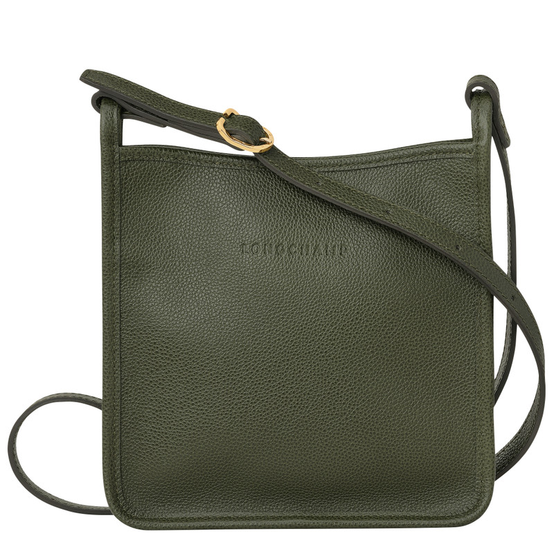 Le Foulonné S Crossbody bag Khaki - Leather 1
