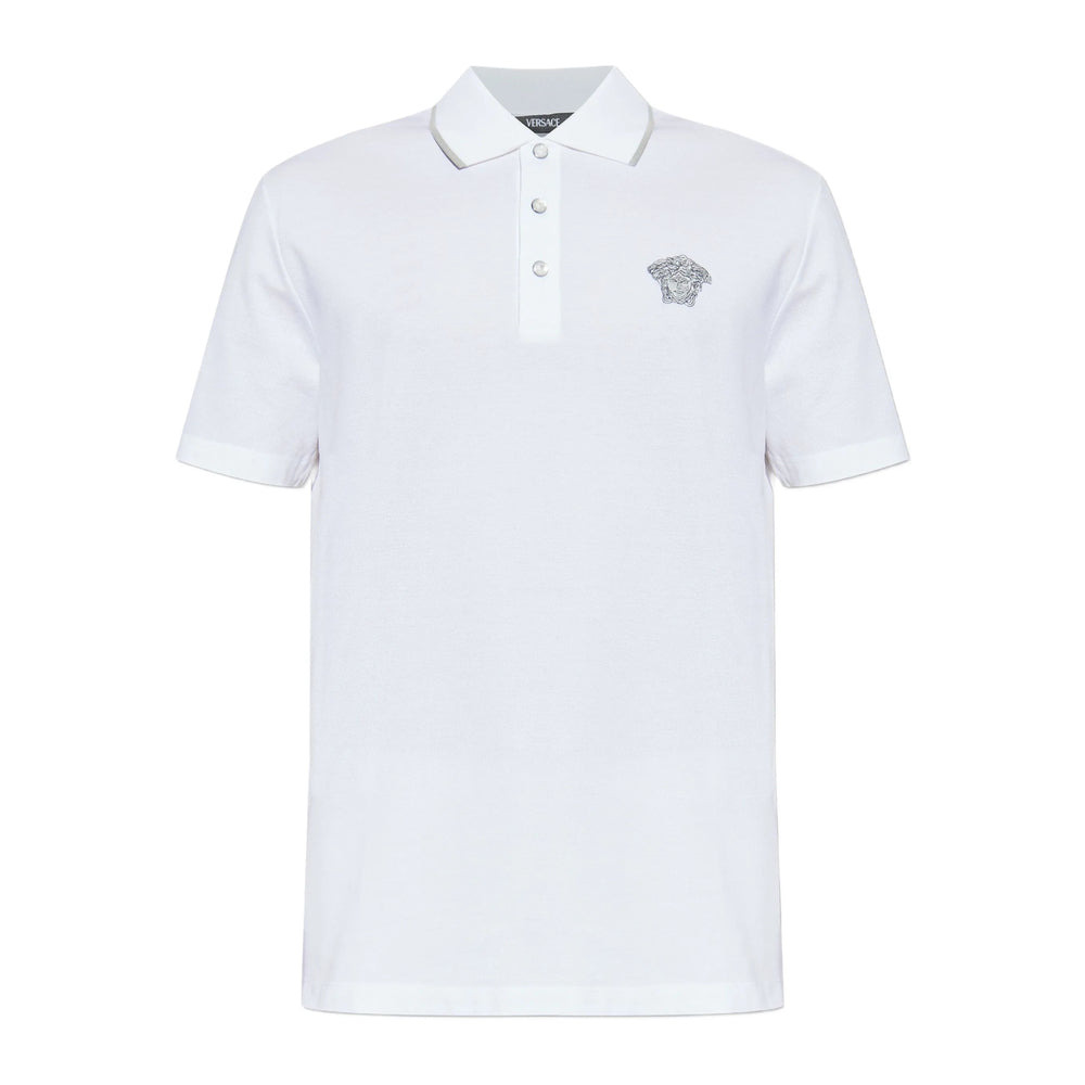Versace White Polo Shirts Men - 1