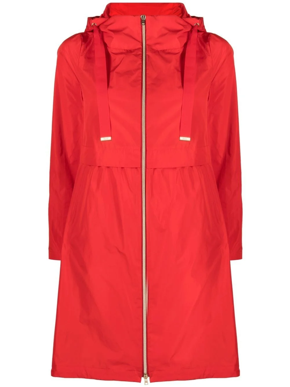 Techno Taffeta drawstring-hood parka - 1