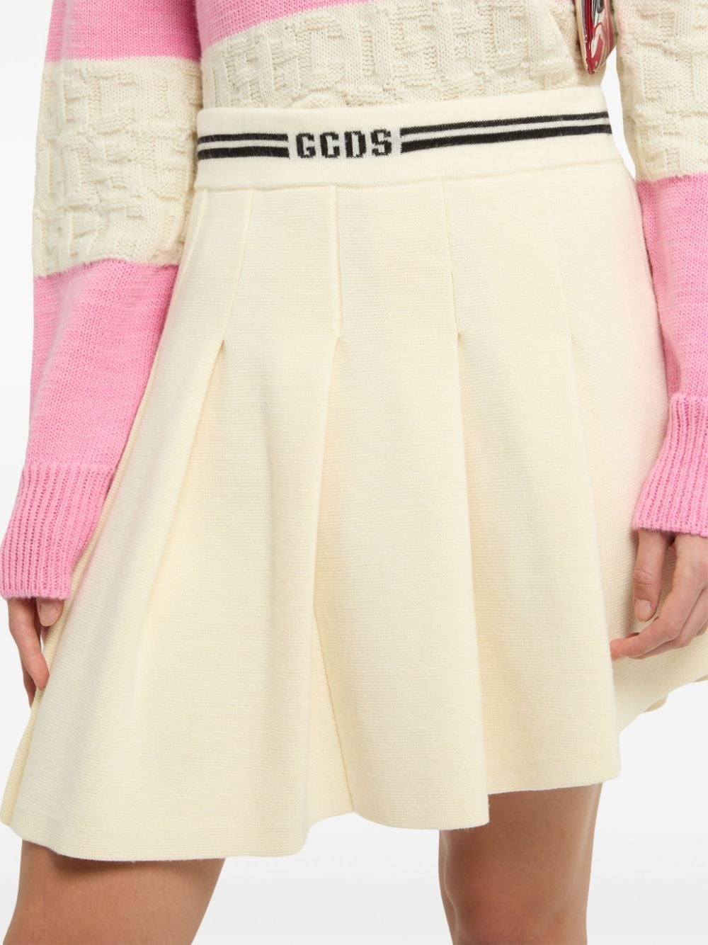 knitted pleated skirt - 5