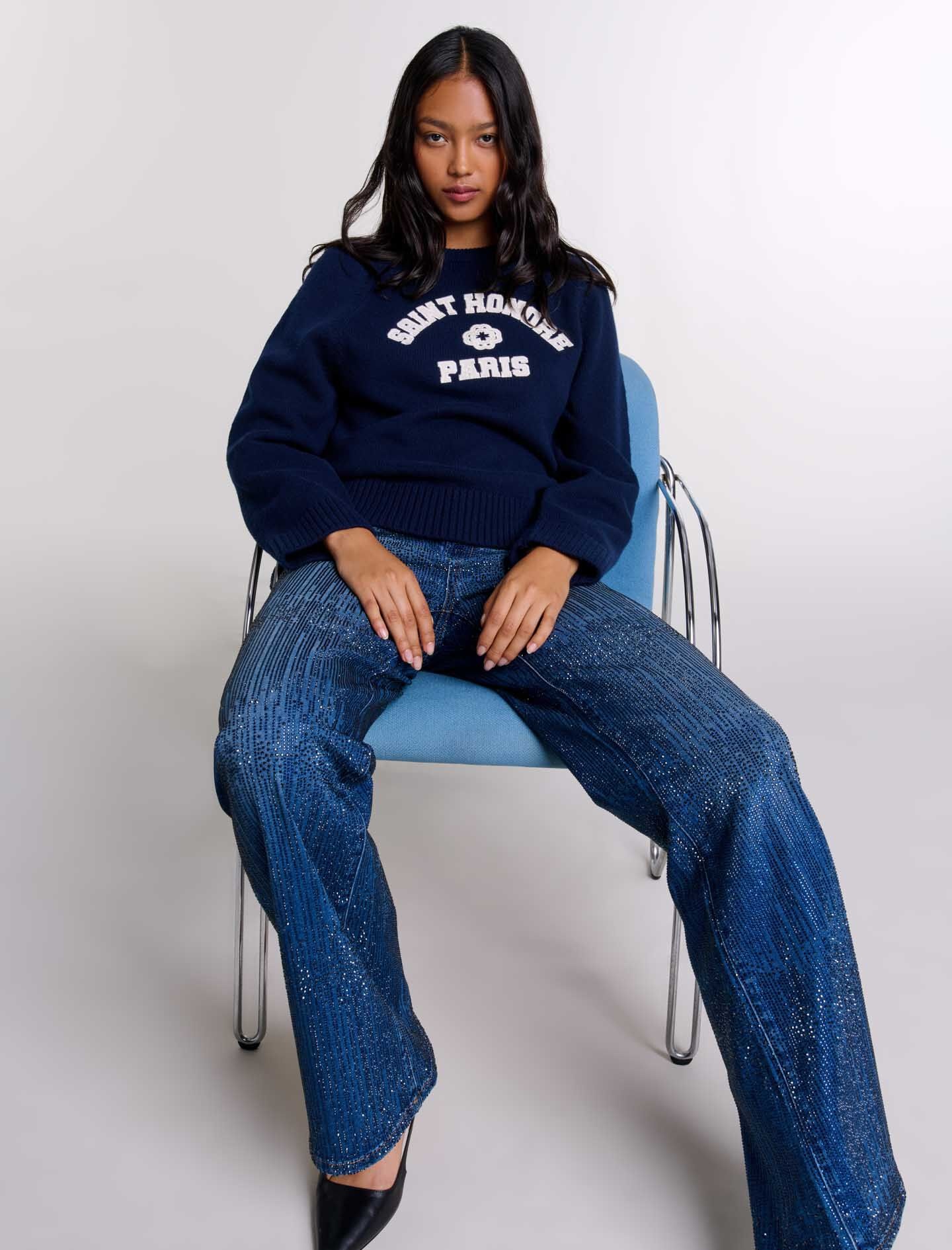 Rhinestone jeans - 9