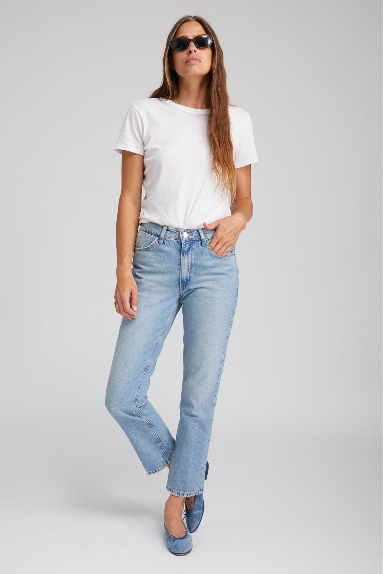 VICTORIA SLIM STRAIGHT DENIM - 2