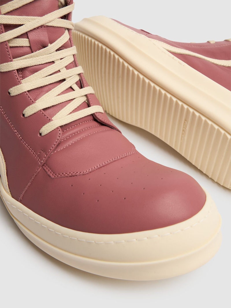 Geobasket leather sneakers - 4