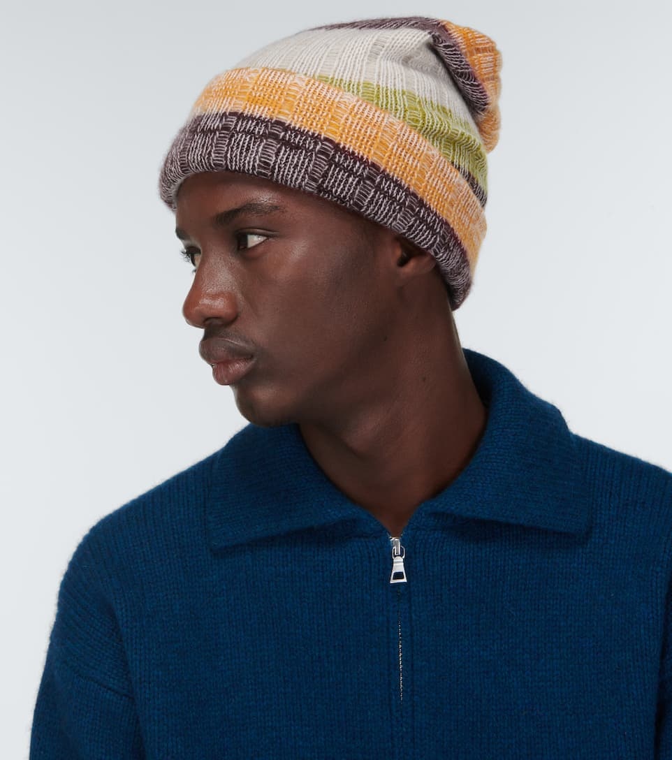 Oasis ribbed-knit cashmere beanie - 3