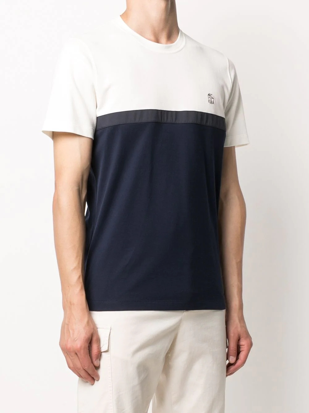 colour-block T-shirt - 3