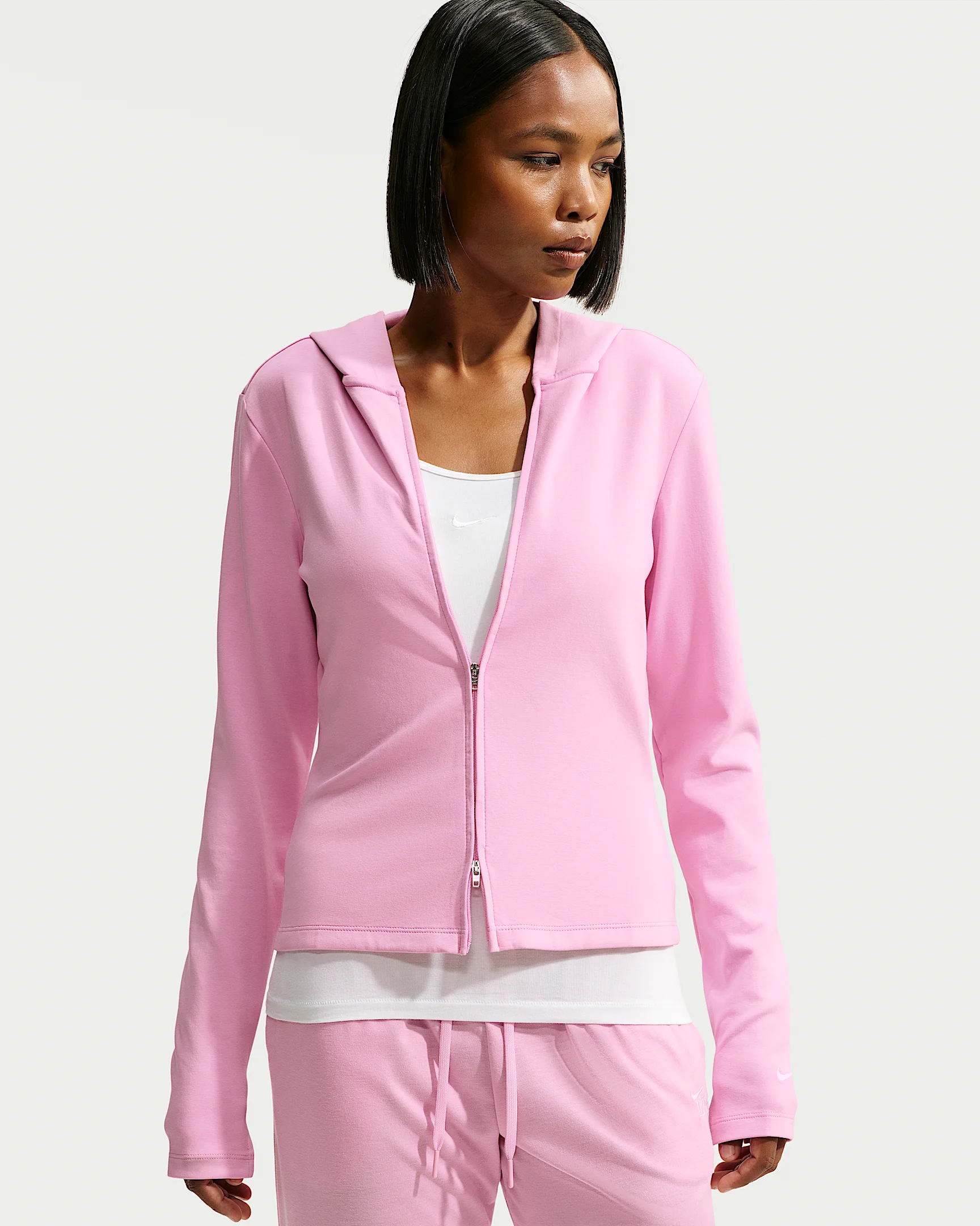 Nike Sportswear Chill Knit Women's Slim Long-Sleeve Full-Zip Top - 1