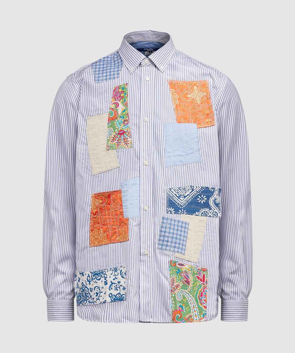 PATCHWORK L/S SHIRT - 1