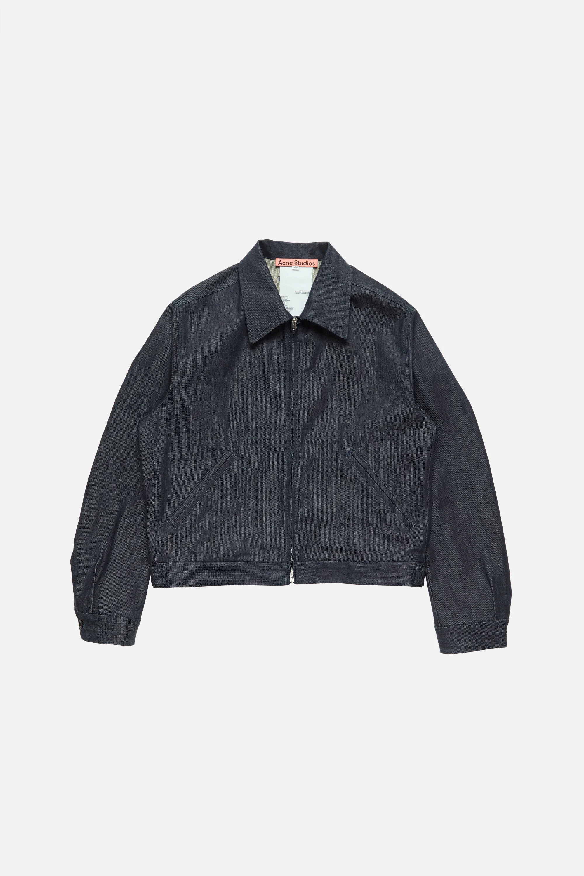Branded selvedge denim jacket - Indigo blue - 1