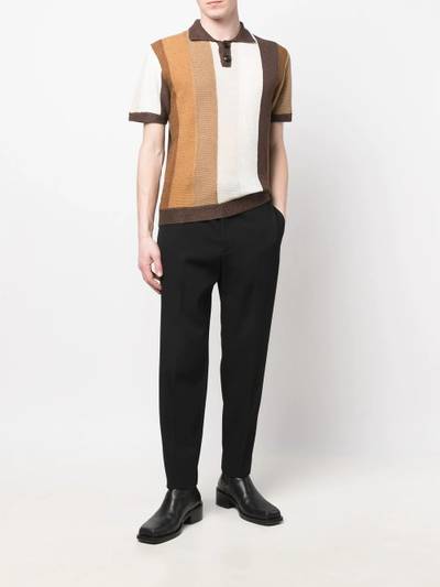 AMIRI colour-block polo shirt outlook