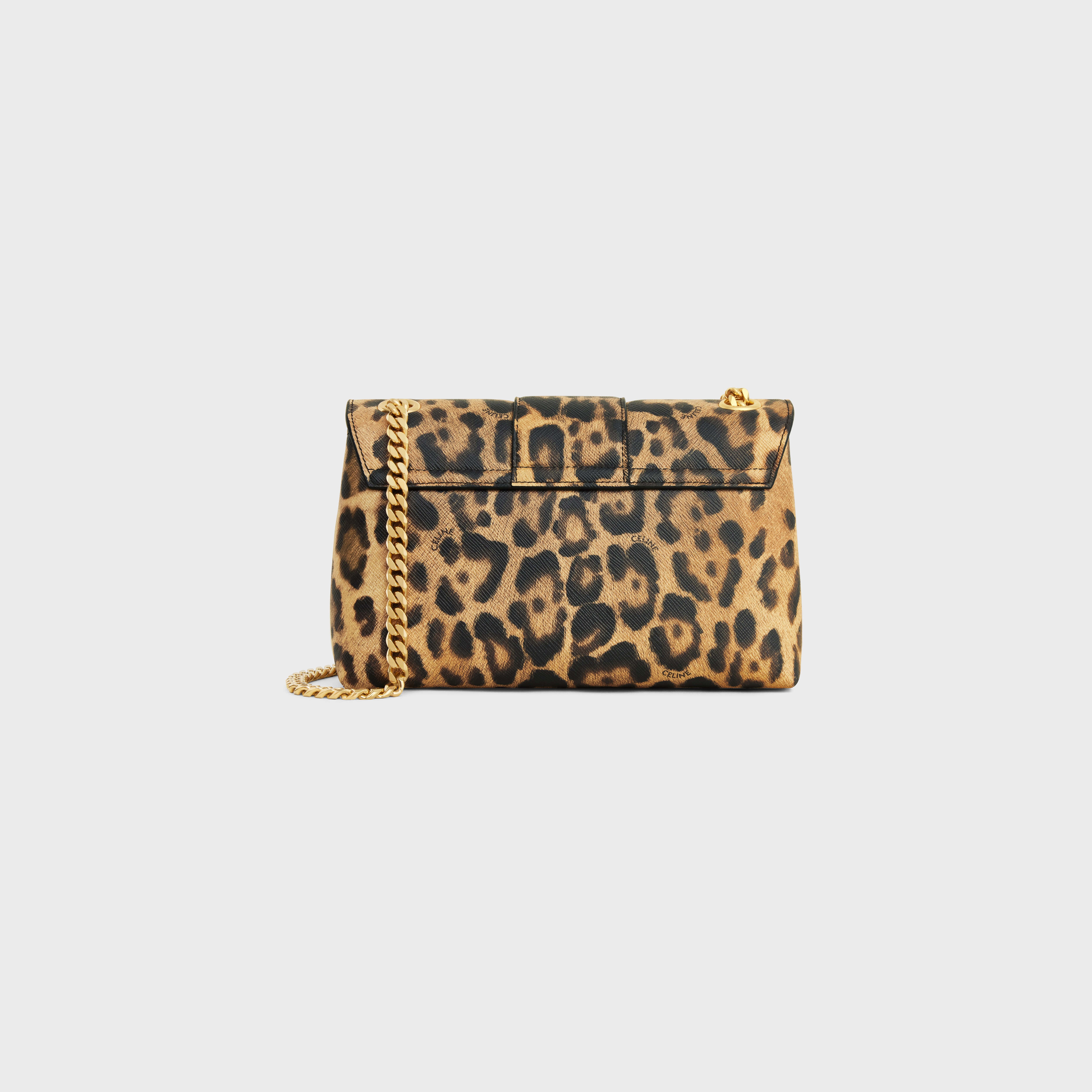 TEEN CELINE VICTOIRE BAG in CELINE CANVAS WITH LEOPARD PRINT - 3