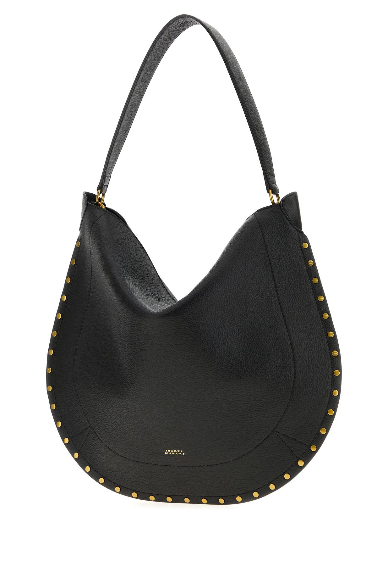 Black leather Oskan shopping bag - 2