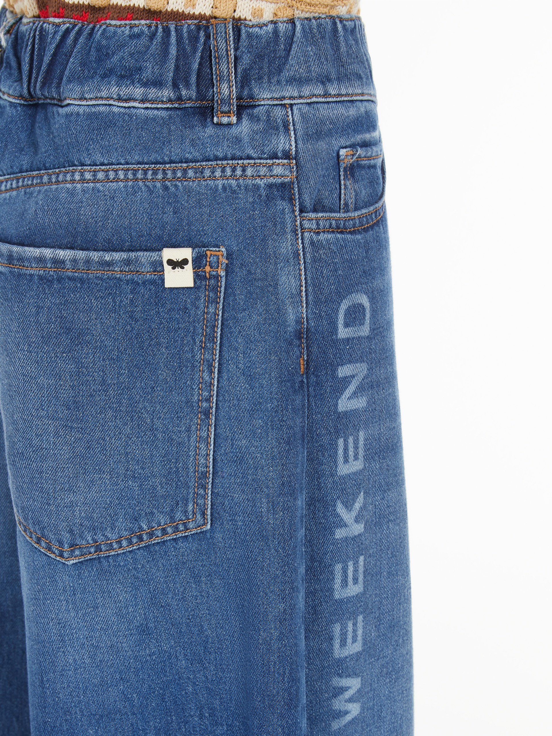 LISOTTE Wide denim jeans with logo - 5