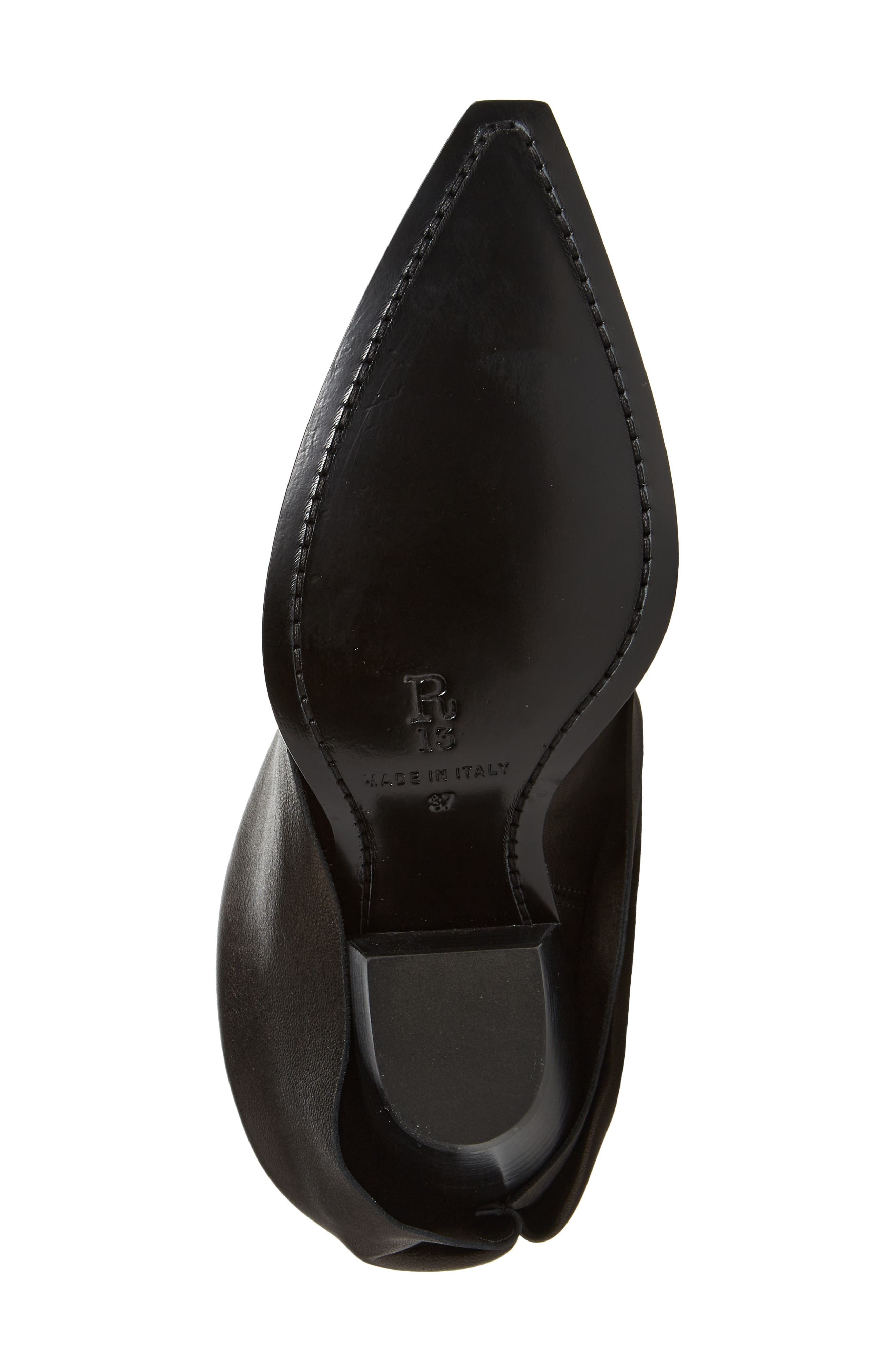 Leather Sleeve Cowboy Boot - 6
