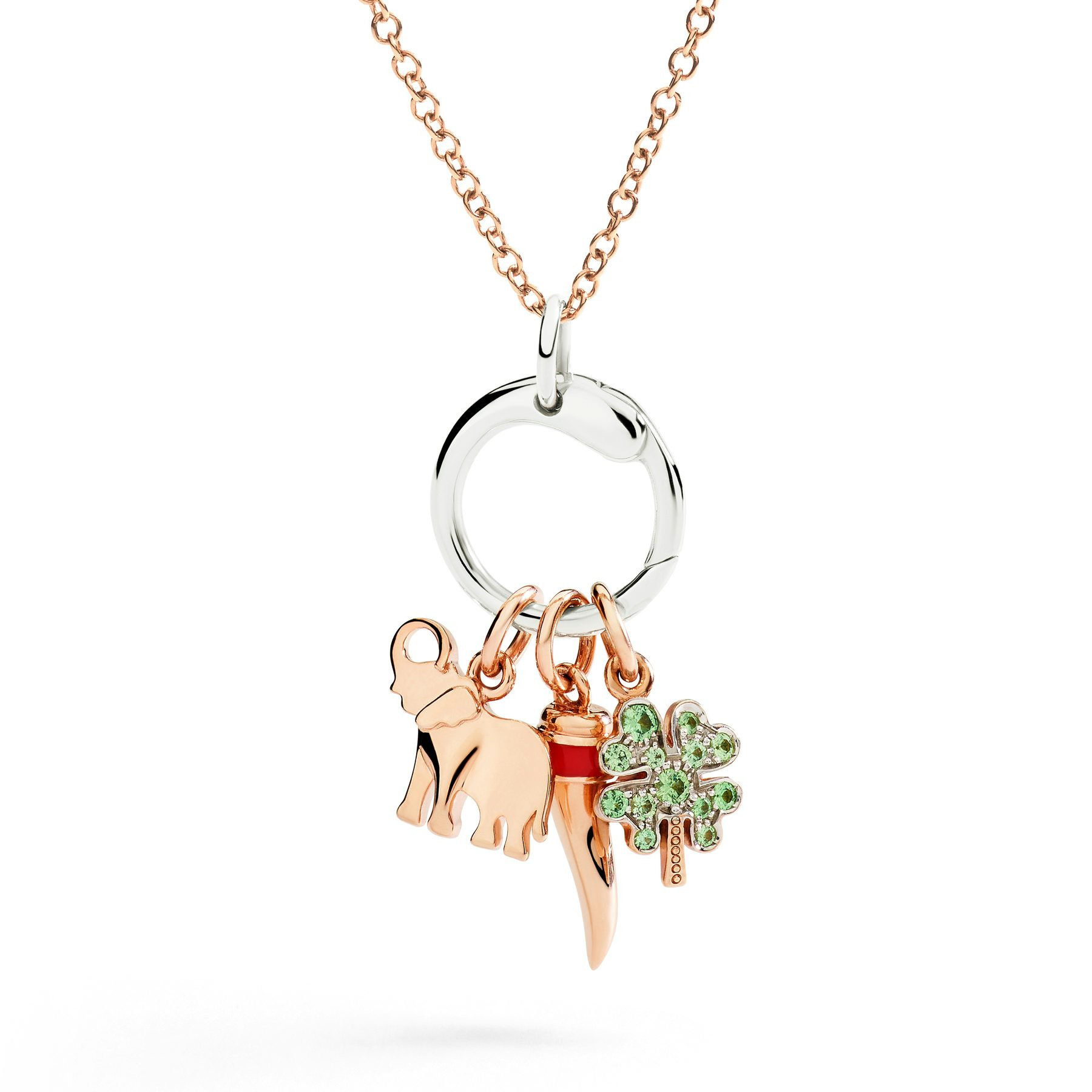 SILVER CHARM HOLDER - 2