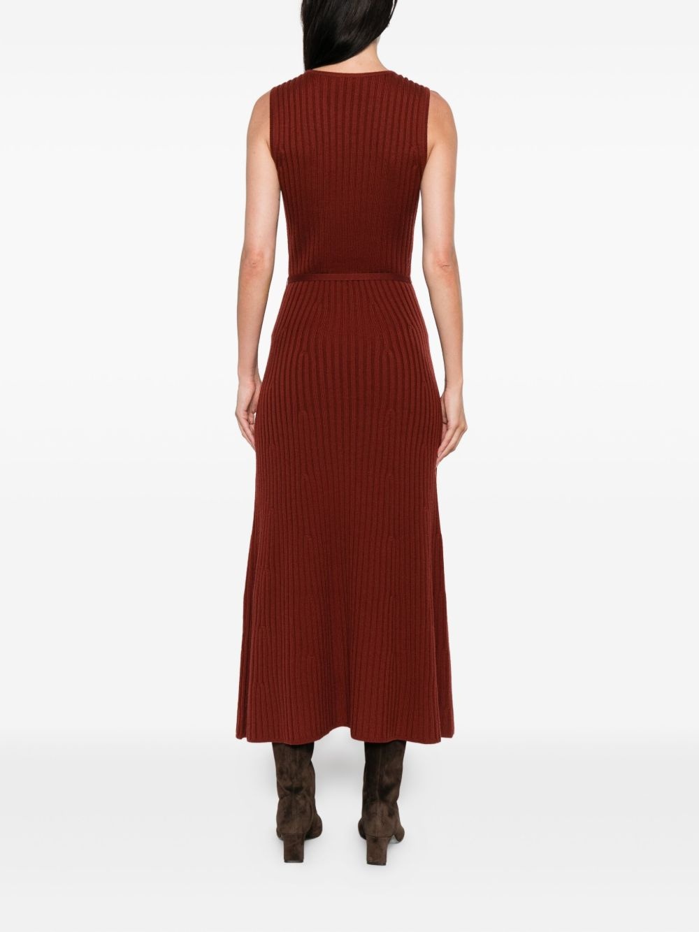 ribbed-knit dress - 4