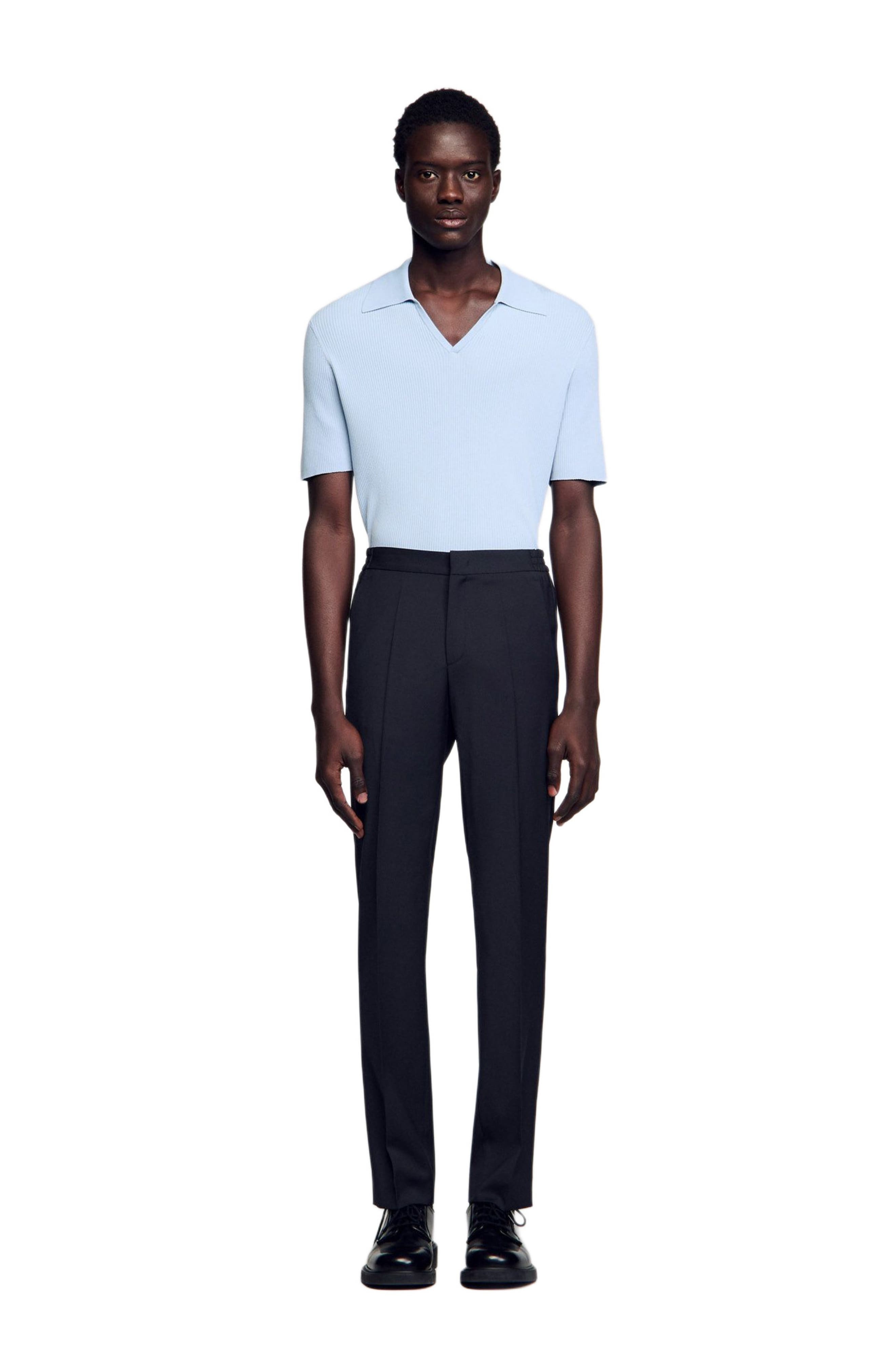 SANDRO Elasticated trousers in Fonte at Nordstrom - 2