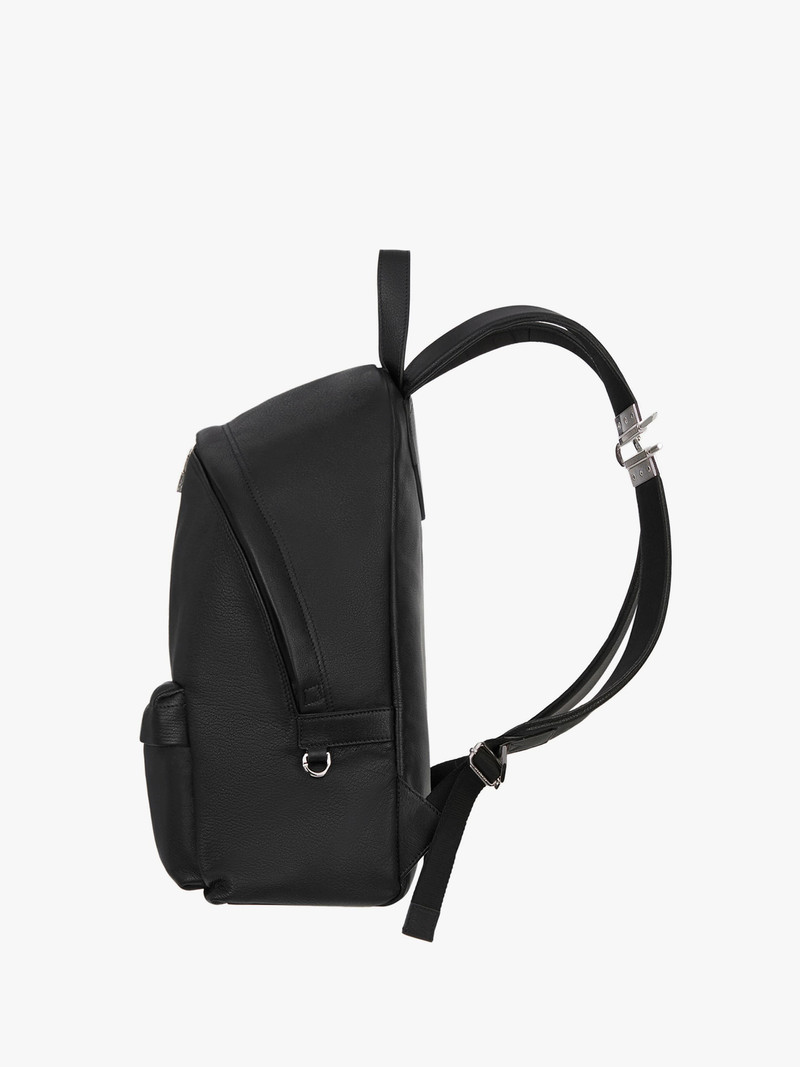 DOUBLE U BACKPACK IN GRAINED LEATHER 3