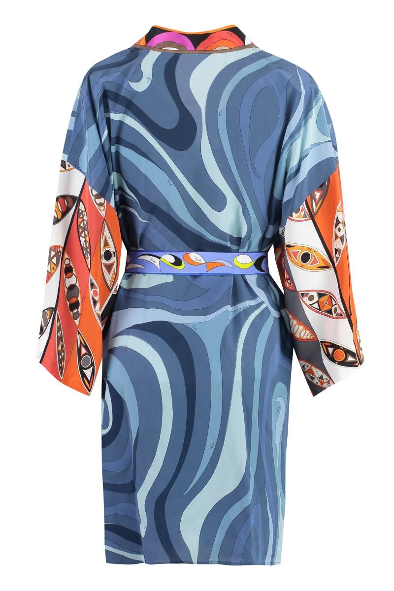 PUCCI PRINTED SILK NIGHT GOWN - 2