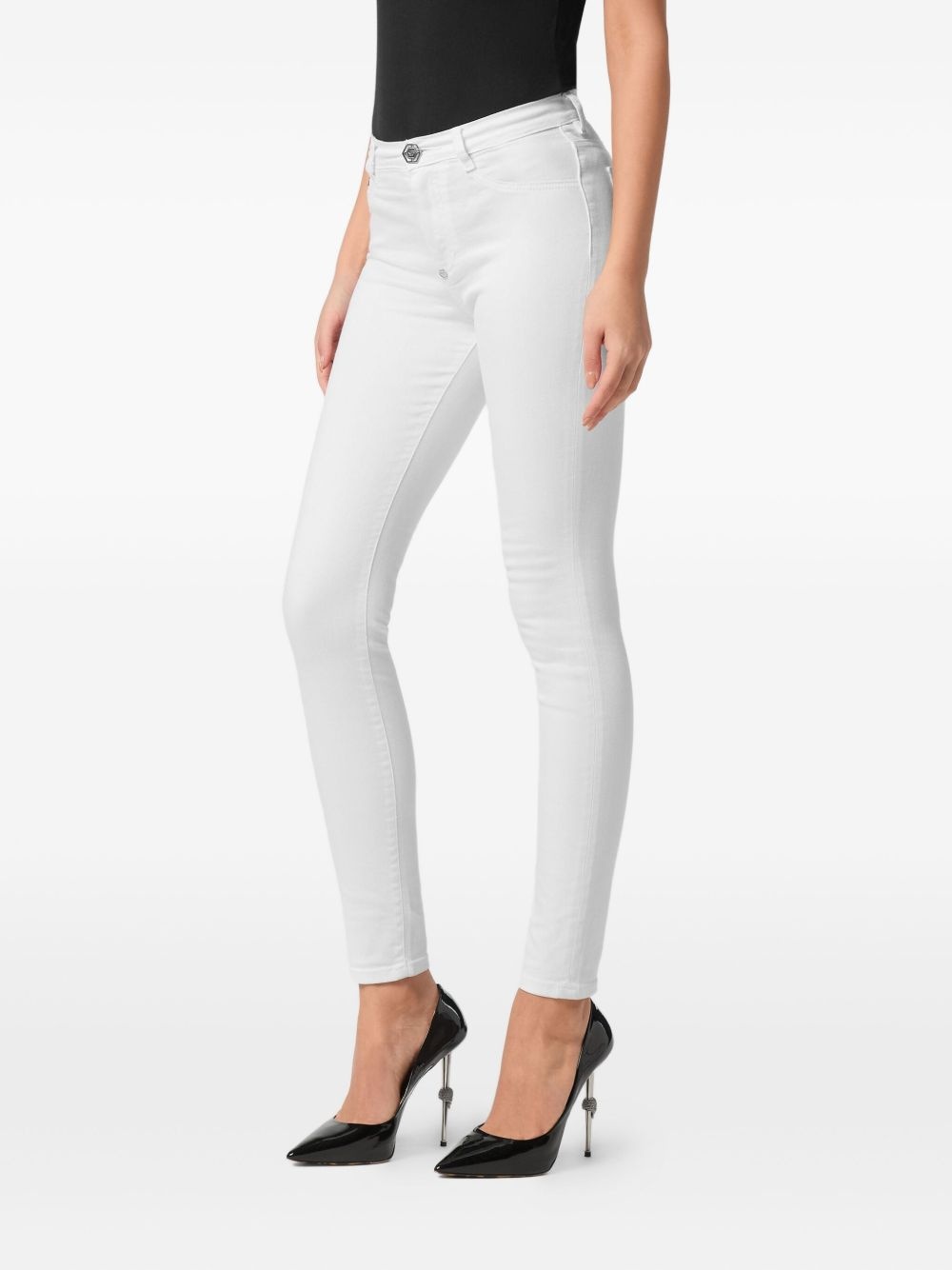 high-waisted skinny jeans - 3