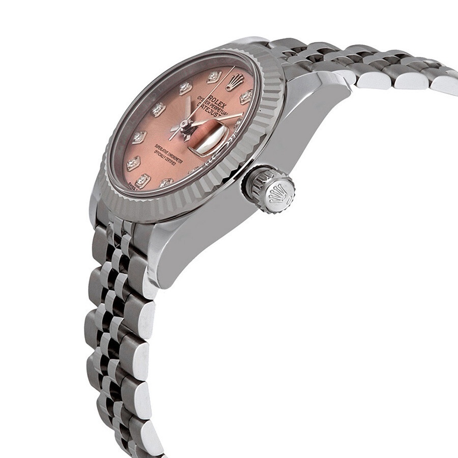 Rolex Lady Datejust Automatic Pink Diamond Dial Ladies Jubilee Watch 279174PDJ - 2