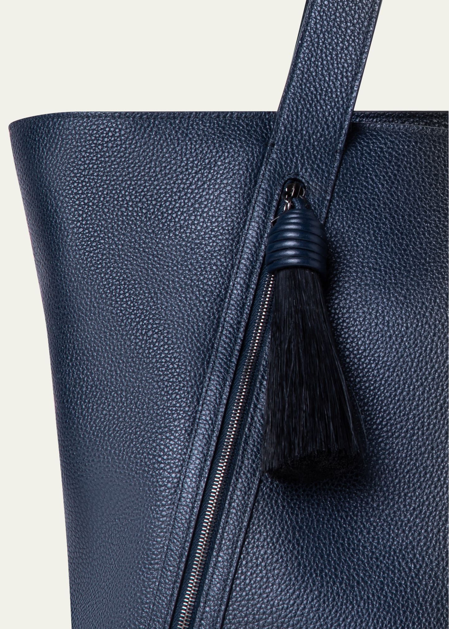 Alexa Zip Leather Tote Bag - 3