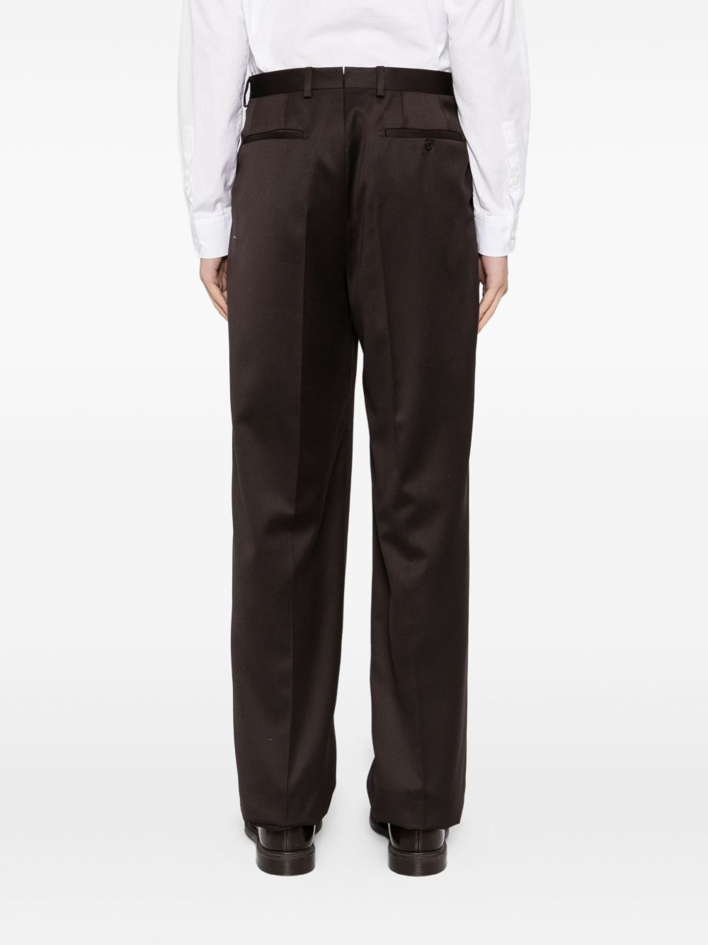 PLEATED WOOL TROUSERS - 5