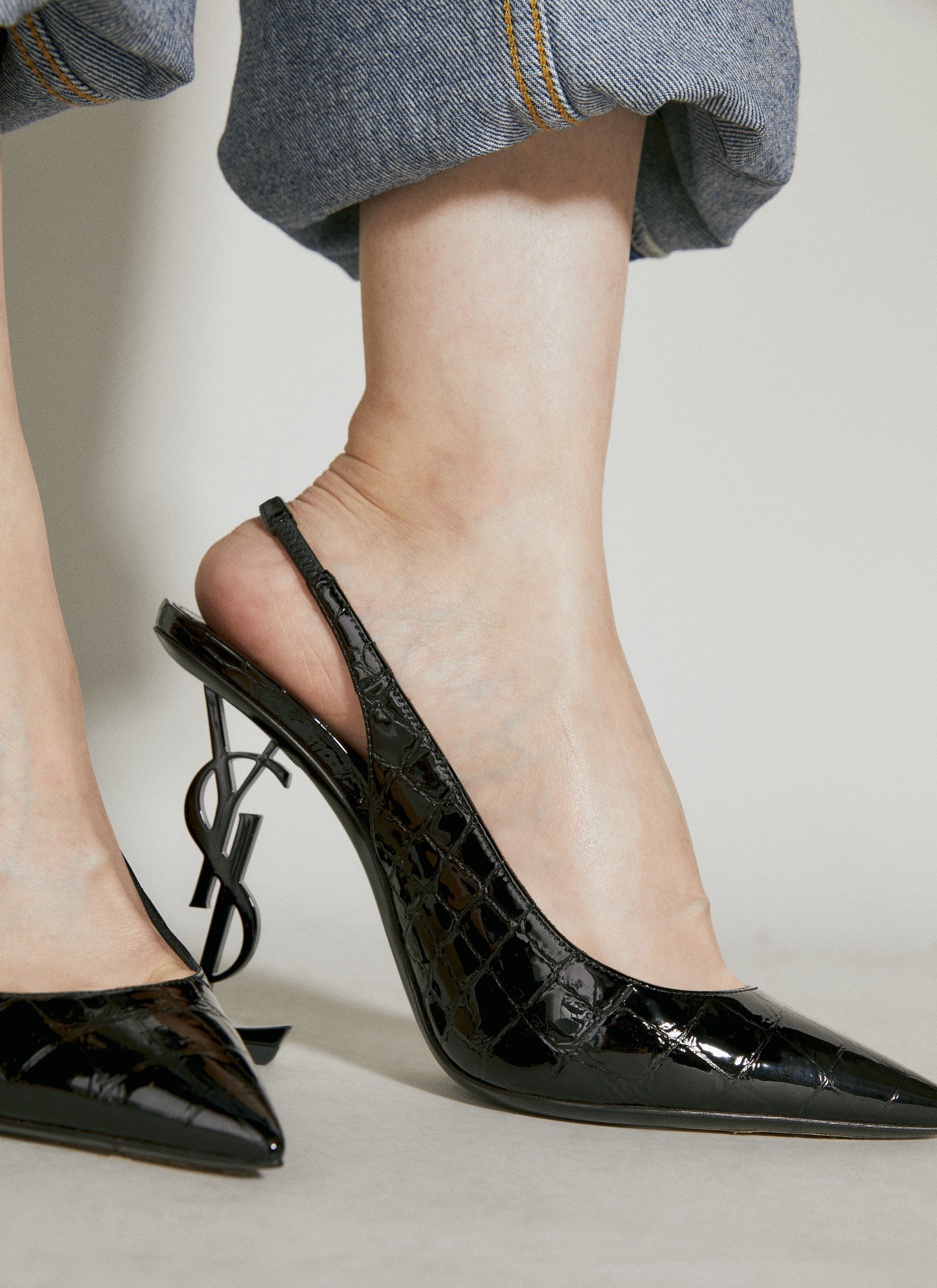 Ysl Opyum Slingback Pumps SAINT LAURENT Opyum Slingback Pumps Lncc