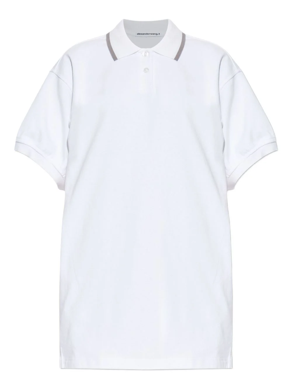 polo-collar mini dress - 1