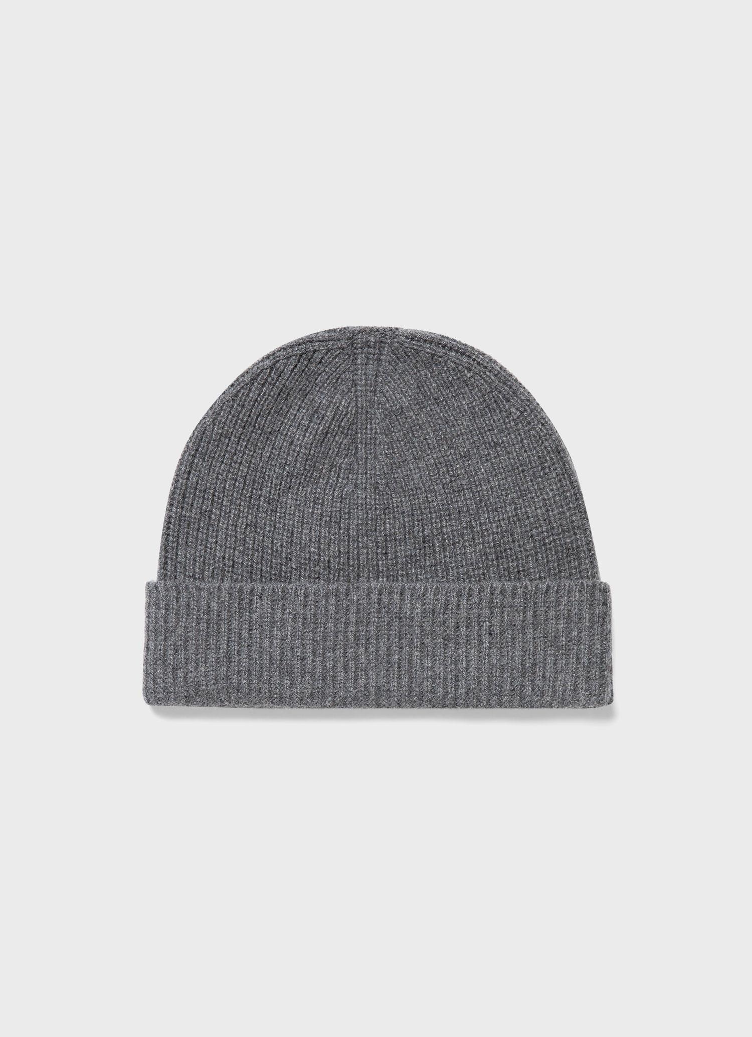 Cashmere Ribbed Hat - 1