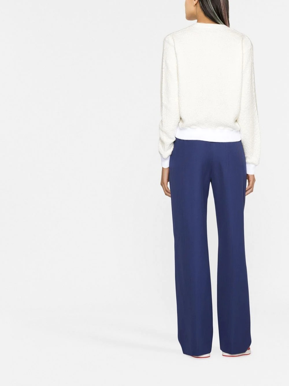 high-waisted wide-leg trousers - 3